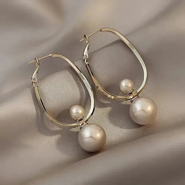 Serena Pearl-Look Earrings - image 3
