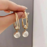 Serena Pearl-Look Earrings - image 1