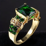 Arabella Green Shimmer Ring - image 1