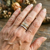 Nancy Delicate Vintage Ring | Two-Tone — image 2