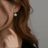 Margot French-Style Earrings | Silver-Tone