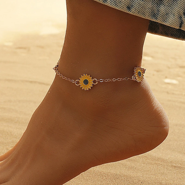 Anastasia Sunflower Anklet - image 1