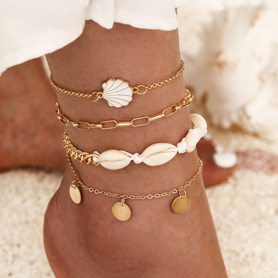 Diana Shell Anklet - image 1