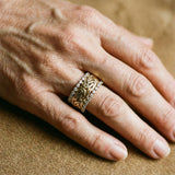 Samantha Braided Retro Sparkle Ring | Gold-Tone — image 2