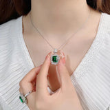Ottilie Green Accent Necklace - image 3