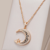Magnolia Shimmering Moon Necklace - image 1