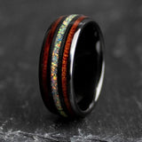 Richard Inlay Band Ring | Black - image 4