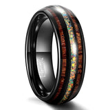 Richard Inlay Band Ring | Black - image 7