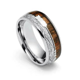 Gerard Wood-Look Inlay Band Ring - image 7