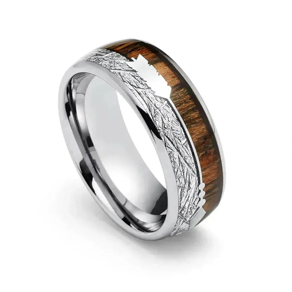 Gerard Wood-Look Inlay Band Ring - image 7