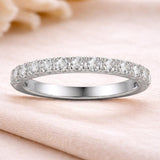 Phyllis Wedding-Style Rings — Silver-Tone — image 4