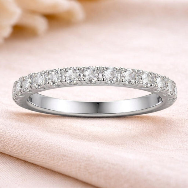 Phyllis Wedding-Style Rings — Silver-Tone — image 4