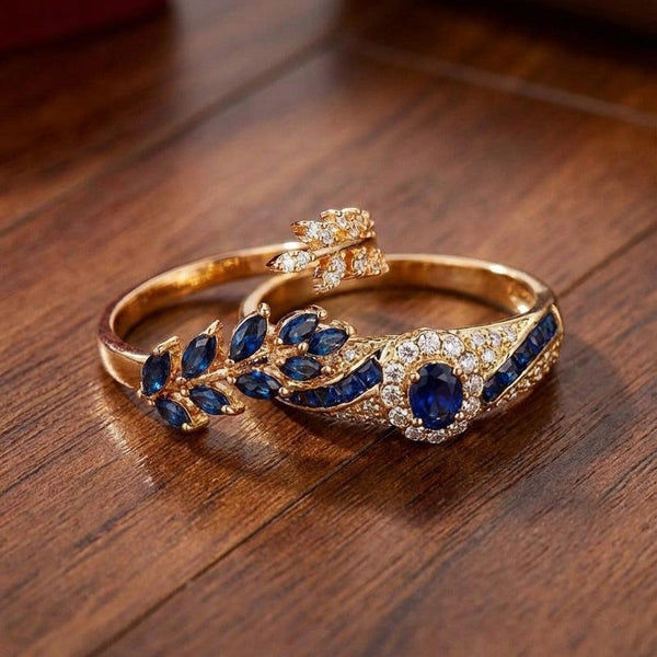 Clara Ring Set | Gold-Tone — image 2