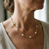 Jocelyn Pearl-Look Pendant Necklace | Gold-Tone — image 2