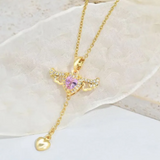 Lorraine Cupid Angel Heart Necklace - image 2