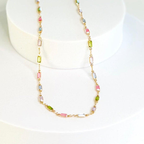 Lily Multicolor Sparkle Necklace - image 2