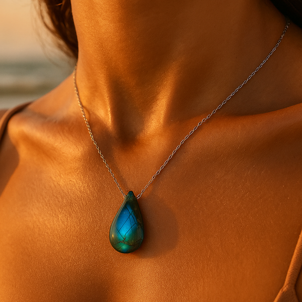Nerissa Shimmering Stone Necklace - image 2