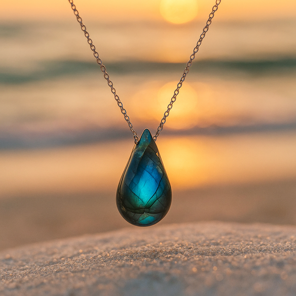 Nerissa Shimmering Stone Necklace - image 1
