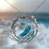 Miranda Ocean Necklace — Silver-Tone — image 4