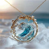 Miranda Ocean Necklace — Gold-Tone — image 1