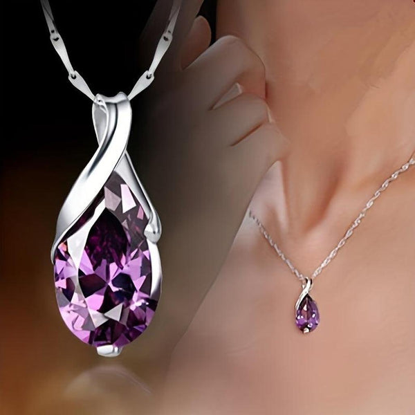 Kathleen Purple Necklace - image 3