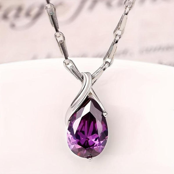 Kathleen Purple Necklace - image 1