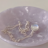 Annalise Moonstone-Effect Necklace - image 4