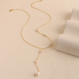 Ingrid Pearl-Look Necklace | Silver-Tone — image 2