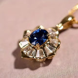 Catherine Blue and Gold-Tone Necklace — image 2
