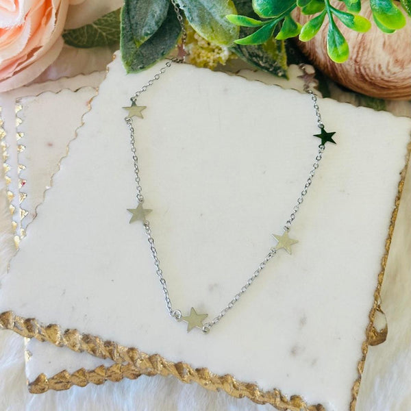 Renata Slim Star Pendant Necklace - image 2