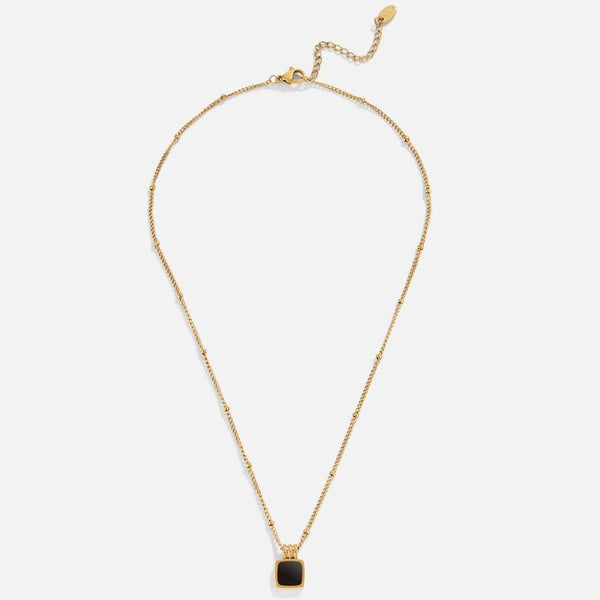 Annabel Black Pendant Necklace - image 4