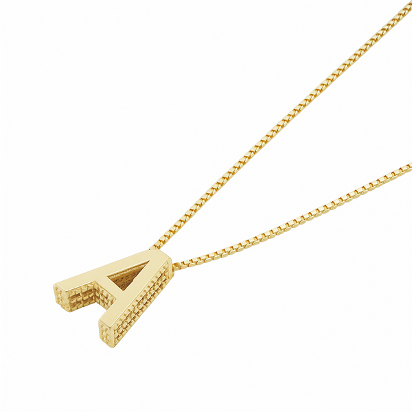 Sibyl Initial Necklace | Gold-Tone — image 3