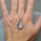 Gertrude Wire Moon Pendant Necklace - image 2