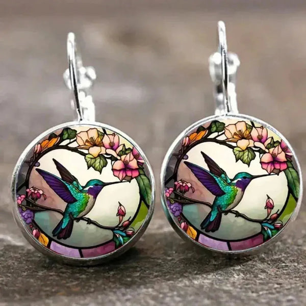 Wilhelmina Swallow Glass-Dome Pendant Necklace - image 3