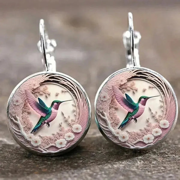 Wilhelmina Swallow Glass-Dome Pendant Necklace - image 4