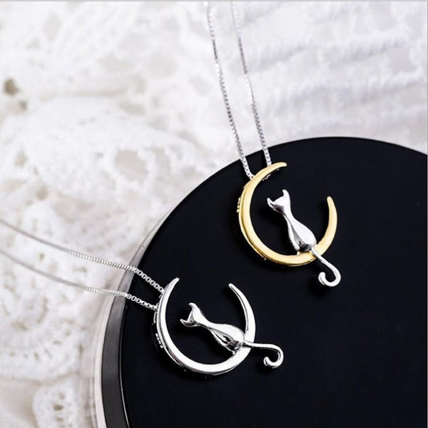 Phoebe Moon and Cat Drop Necklace - image 2