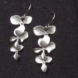 Florence Flower Necklace or Earrings | Silver-Tone — image 3