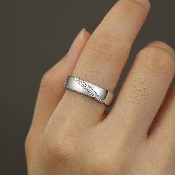 Alfred Channel Band Ring | Silver-Tone — image 2