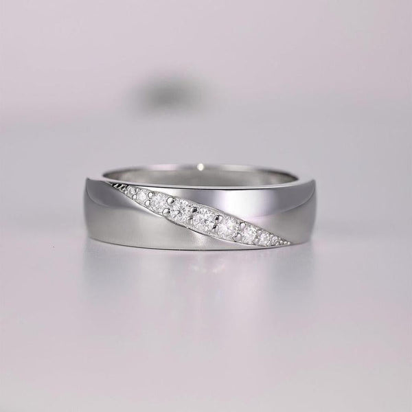 Alfred Channel Band Ring | Silver-Tone — image 5