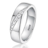 Alfred Channel Band Ring | Silver-Tone