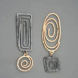 Frances Drop Earrings | Two-Tone