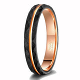 Alistair Hammered Black Band Ring - image 9