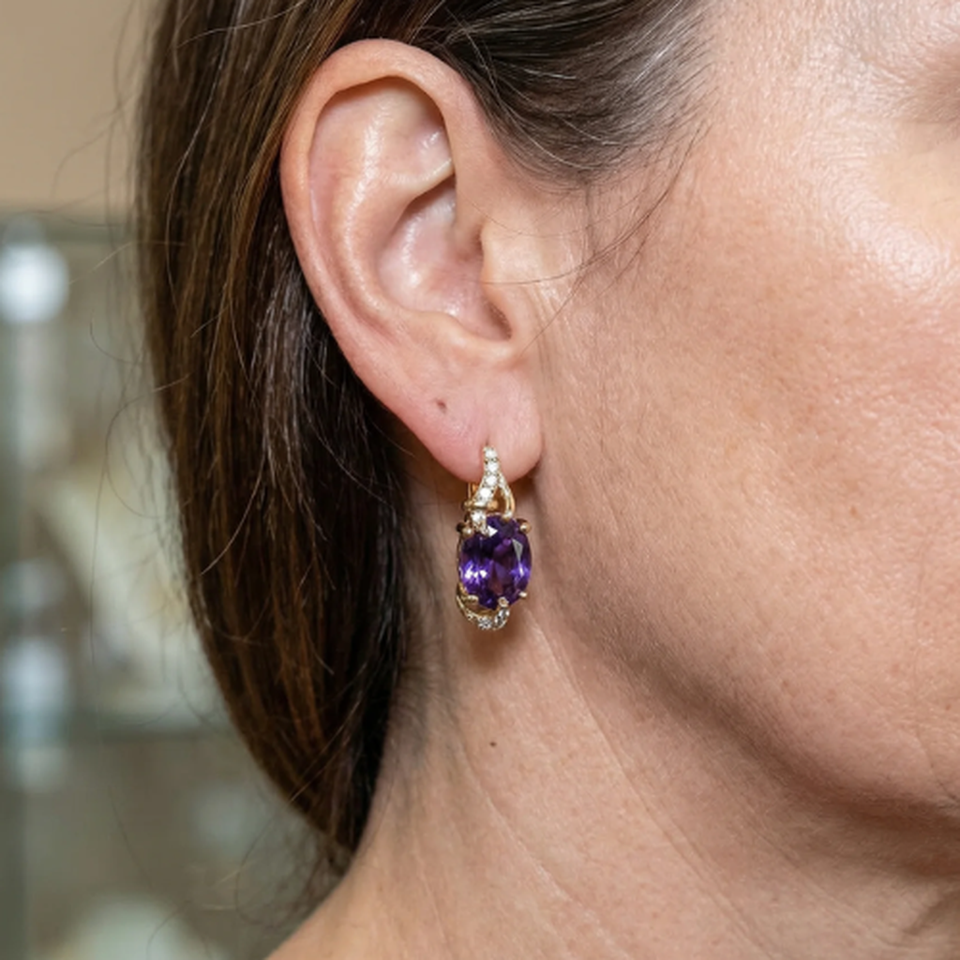 Leah Drop Earrings | Rose-Gold-Tone — image 2