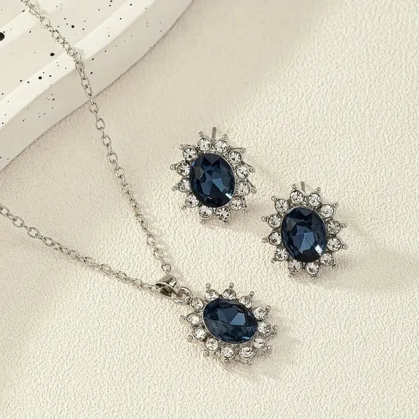Audrey Jewelry Set | Silver-Tone
