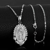 Florence Virgin Mary Medallion Necklace - image 2