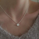 Augusta Classic Silver-Tone Pendant Necklace