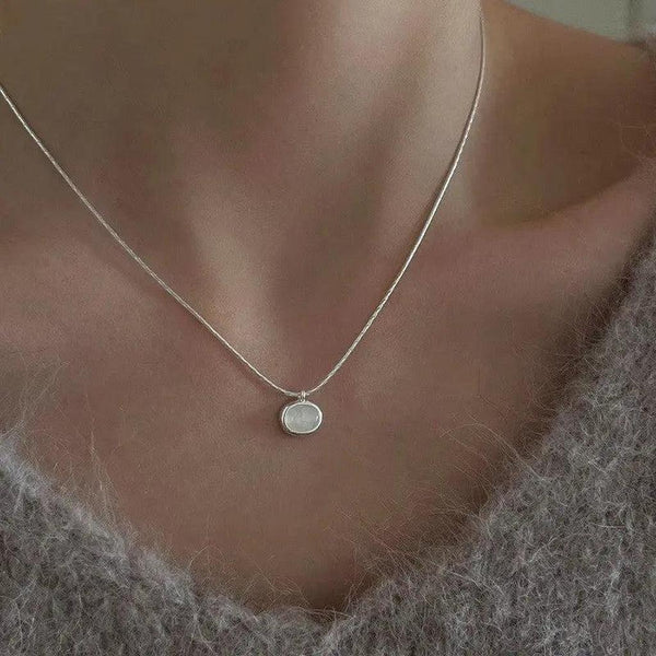 Augusta Classic Silver-Tone Pendant Necklace