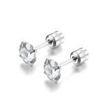Oliver Solitaire Stud Earrings - image 2