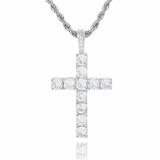 Adeline Cross Necklace — Silver-Tone — image 2
