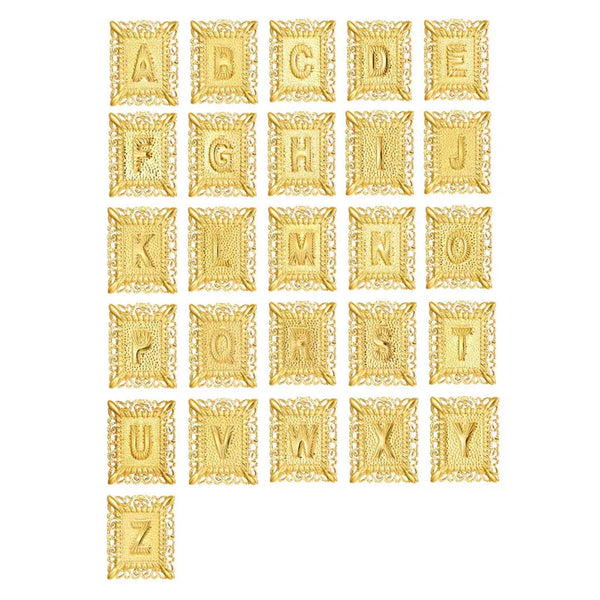 Camilla Initial Cross Necklace | Gold-Tone — image 9